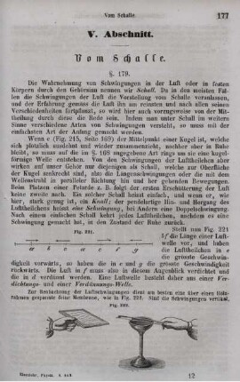 V. Abschnitt. Vom Schalle.