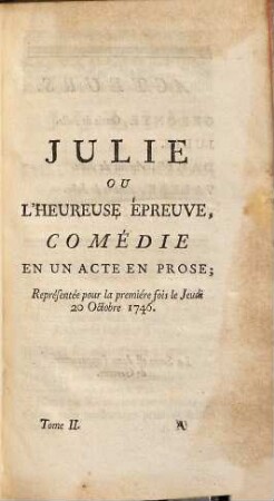 Oeuvres De Théâtre De Monsieur De Saintfoix, 2