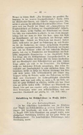 II. Entwickelung der Erbschaftssteuer im Großh. Hessen.