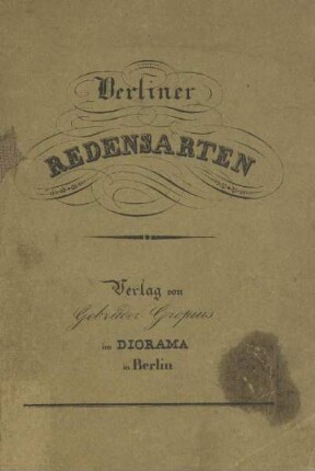 Berliner Redensarten