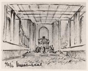 Rosengarten, Mannheim Restaurant im Musensaal: Saal Bühne