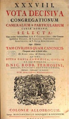 Opera Omnia canonica, civilia, et criminalia, 13