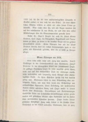 Wiener Chirurgen von 1826.