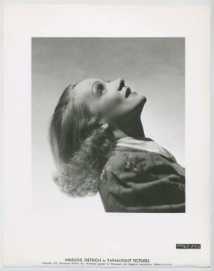 Marlene Dietrich (Los Angeles, 1935) (Archivtitel)