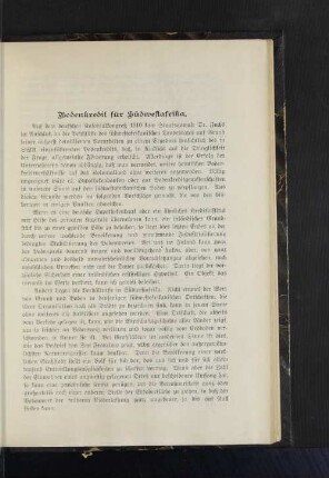 Bodenkredit für Südwestafrika.