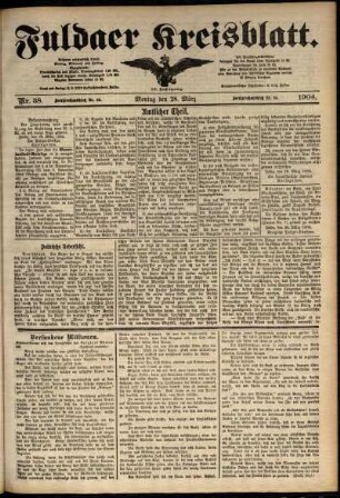 Ausgabe vom Montag, den 28. März 1904.