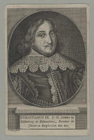 Bildnis des Christianus IX., Graf von Oldenburg