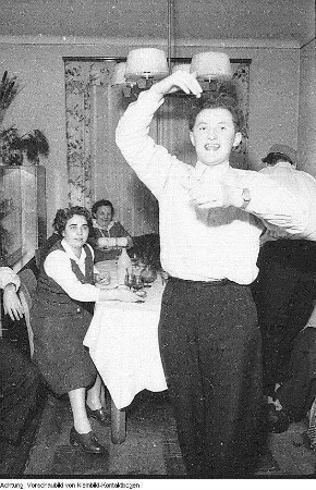 Geburtstag von Dorle (Dora Höhne) - Mutter von Ingrid, 1958