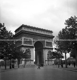 Der Arc de Triomphe in Paris