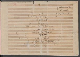 Egmont. Auszüge. Arr.; winds; f-Moll; op.84