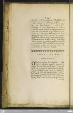 Chapitre XII. Article Autorité