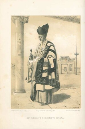 Een Chinesche priester te Batavia