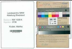Entnazifizierung Martha Kruber , geb. 05.08.1886 (Lehrerin)