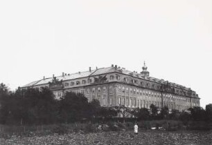 Schloss Hubertusburg, Ansicht von Südwesten