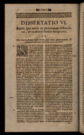 120-142, Dissertatio VI.