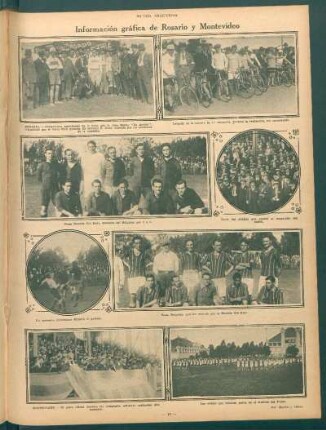 Información gráfica de Rosario y Montevideo [Fotografías]