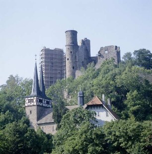 Bornhagen. Burg Hanstein. Ansicht von Südosten