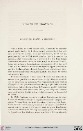6: Le Château Borély, à Marseille : musées de province