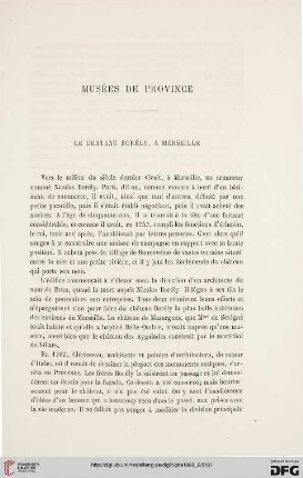 6: Le Château Borély, à Marseille : musées de province