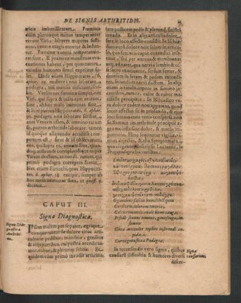 Caput III. Signa Diagnostica.