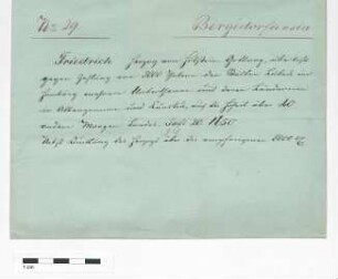 Friedrich, Herzog von Holstein-Gottorf überlässt gegen Zahlung von 8000 Mk. den Städten Lübeck und Hamburg mehrere Untertanen und deren Ländereien in Altengamme und Curslack, auch die Hoheit über die 40 andere Morgen Landes. Nebst Quittung des Herzogs über empfangene 8000 Mk.
