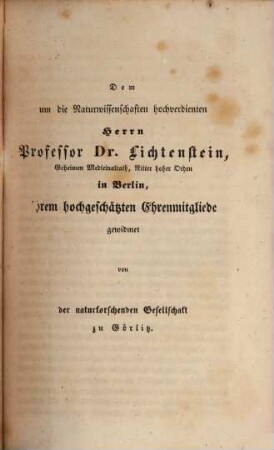 Abhandlungen der Naturforschenden Gesellschaft zu Görlitz. 5, 5. 1848/50