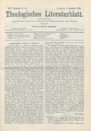560-562 [Rezension] Dieckhoff, August Wilhelm, Noch einmal über die Inspiration und Irrthumslosigkeit der heiligen Schrift