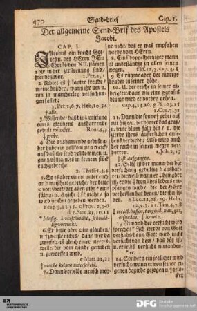 Der allgemeine Send-Brif des Apostels Jacobi.