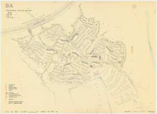 Wohngemeinde Wetzlar-Dahlheim: Lageplan 1:2000, (mit zusätzlichen Eintragungen gegenüber Inv.nr. 39564)