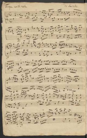 Suiten. Auszüge; org; a-Moll; Krebs-WV 819/2