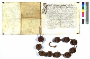 Heiratsvertrag Georg Christophs von Göllnitz und Maria Seidonias von Closen