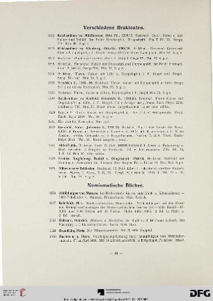 Verschiedene Brakteaten (Nr. 3512-3525)