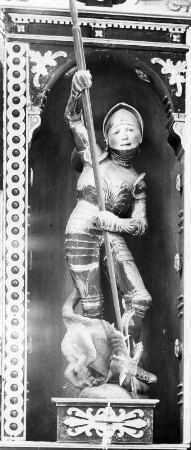 Hochaltar : Hochaltar(um 1520). Heiliger Georg. Murau, Filialkirche Sankt Leonhard