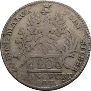 Münze, 20 Kreuzer, 1763