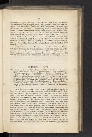 Zehntes Capitel.