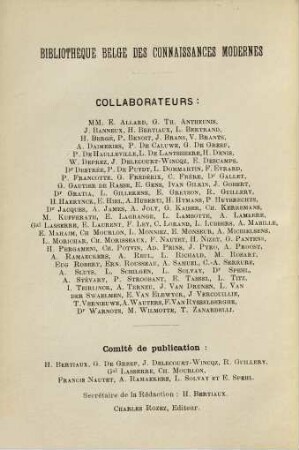 Les sciences auxiliaires de l'histoire de Belgique : Épigraphie, Numismatique, Sigillographie, etc.