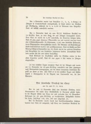 Der feindliche Vorstoß bei Cirey