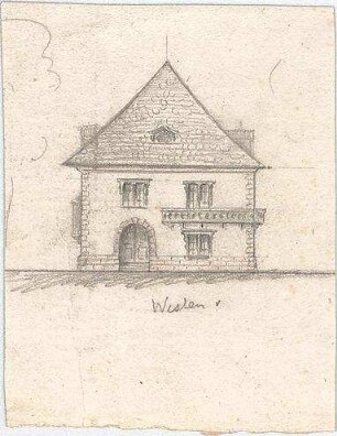 Hildebrand, Adolf von; Tegernsee; Landhaus Konrad Fiedler - Westseite
