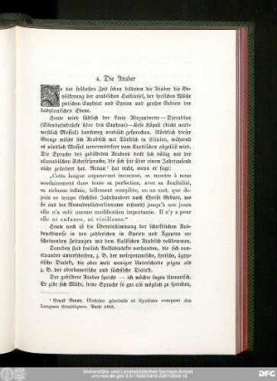 4. Die Araber