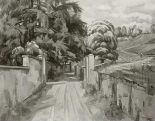 Blühende Kastanie am Weinberg (Radebeul)