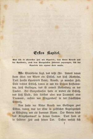 Eppelein von Gailingen, und was sich seiner Zeit mit diesem ritterlichen Eulenspiegel und seinen Spießgesellen im Fränkischen zugetragen
