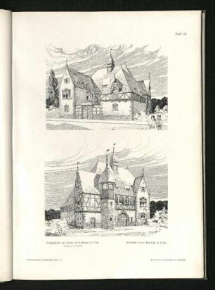 Tafel 12: Stallgebäude des Herrn A. Guillaume in Cöln