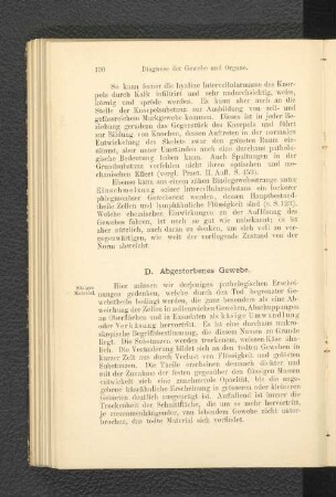 D. Abgestorbenes Gewebe.