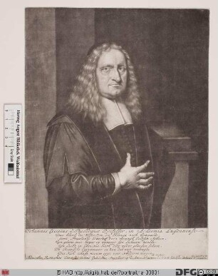 Bildnis Johannes Coccejus (eig. Coch oder Cock)