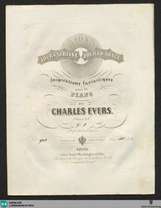 3: Jours sereins, jours d'orage : Inspirations fantastiques pour le piano; oeuvre 24
