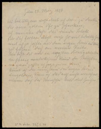 Zum 28. März 1927