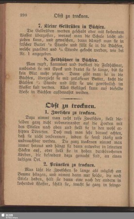 Obst zu trocknen