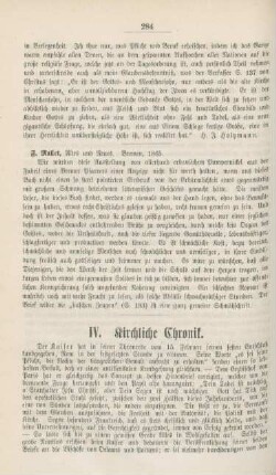 284-288 Kirchliche Chronik