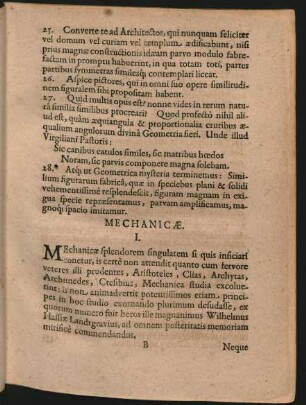 Mechanicae.