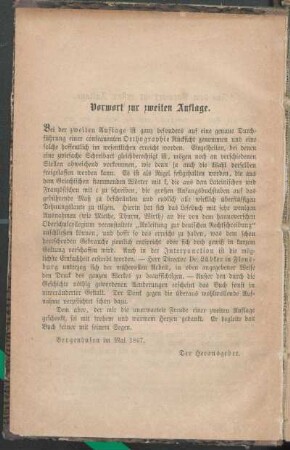 Vorwort zur zweiten Auflage.